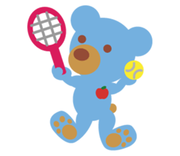 Teddy the Blue Bear sticker #1734139