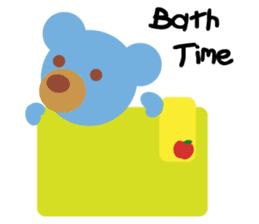 Teddy the Blue Bear sticker #1734142