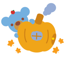 Teddy the Blue Bear sticker #1734144