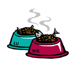 LU & NIC are everywhere sticker #1734198