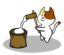 Cat of Tamayura Tama-chan sticker #1735456
