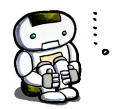 Isobe the rice cake robot sticker #1735554