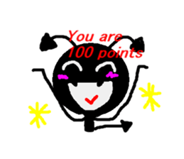 A whisper of a devil(English) sticker #1735586