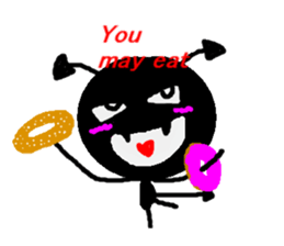 A whisper of a devil(English) sticker #1735594