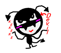 A whisper of a devil(English) sticker #1735621