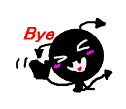 A whisper of a devil(English) sticker #1735624