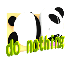 lazy Panda 'KOROPAN' sticker #1735672