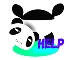 lazy Panda 'KOROPAN' sticker #1735681