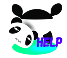 lazy Panda 'KOROPAN' sticker #1735681
