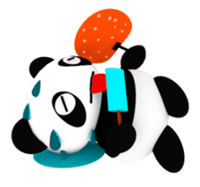 lazy Panda 'KOROPAN' sticker #1735694