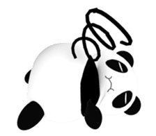 lazy Panda 'KOROPAN' sticker #1735698