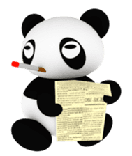 lazy Panda 'KOROPAN' sticker #1735703