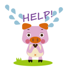 Sweet piggy-Vivian sticker #1736112