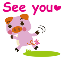 Sweet piggy-Vivian sticker #1736130