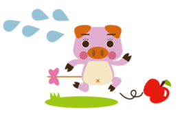 Sweet piggy-Vivian sticker #1736136