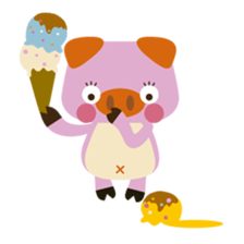 Sweet piggy-Vivian sticker #1736140