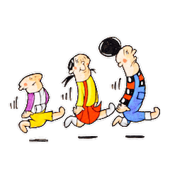 The Machida's character sticker