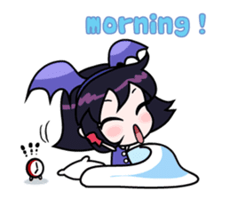 Tsubasa, cute little miss bat girl sticker #1736710