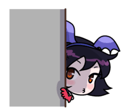 Tsubasa, cute little miss bat girl sticker #1736712