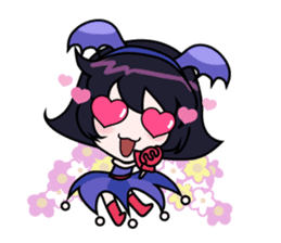 Tsubasa, cute little miss bat girl sticker #1736714