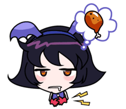 Tsubasa, cute little miss bat girl sticker #1736715