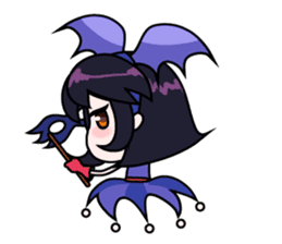 Tsubasa, cute little miss bat girl sticker #1736719
