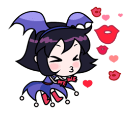 Tsubasa, cute little miss bat girl sticker #1736720