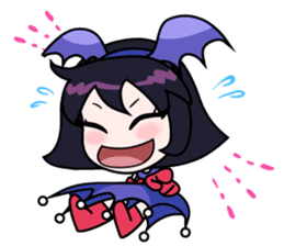Tsubasa, cute little miss bat girl sticker #1736723