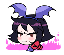 Tsubasa, cute little miss bat girl sticker #1736729