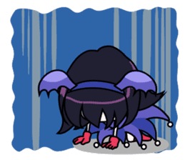 Tsubasa, cute little miss bat girl sticker #1736733