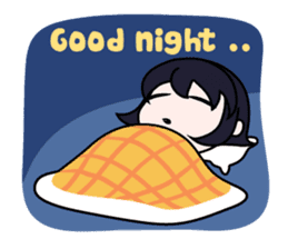 Tsubasa, cute little miss bat girl sticker #1736735