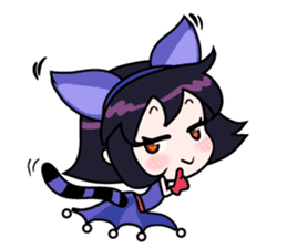 Tsubasa, cute little miss bat girl sticker #1736739