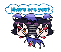 Tsubasa, cute little miss bat girl sticker #1736742