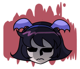 Tsubasa, cute little miss bat girl sticker #1736743