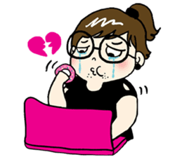 Me-kin by La Pluie sticker #1736998