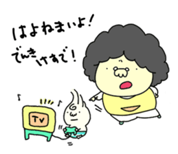 Udon boy and mother Katsumi Sanuki sticker #1737869