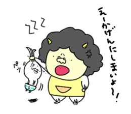 Udon boy and mother Katsumi Sanuki sticker #1737871