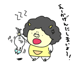 Udon boy and mother Katsumi Sanuki sticker #1737871