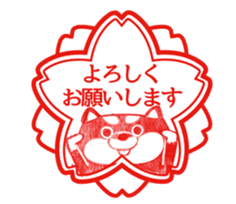 Japanese Hanko Dogs&Cat sticker #1737972