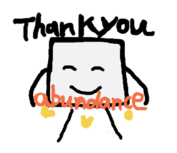 I am a white pure canvas in your heart! sticker #1738070