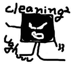 I am a white pure canvas in your heart! sticker #1738074