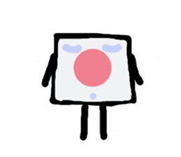 I am a white pure canvas in your heart! sticker #1738077