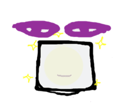 I am a white pure canvas in your heart! sticker #1738085