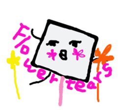 I am a white pure canvas in your heart! sticker #1738087