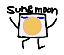 I am a white pure canvas in your heart! sticker #1738090