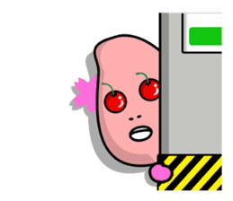 Cherry-oka <Yamagata dialect> Loco Para sticker #1738423