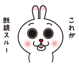Cute rabbit, delight. sticker #1738669