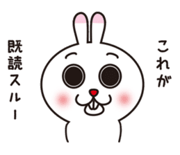 Cute rabbit, delight. sticker #1738669