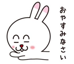 Cute rabbit, delight. sticker #1738675