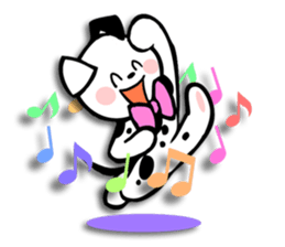 3D Dalmatian English version sticker #1738770